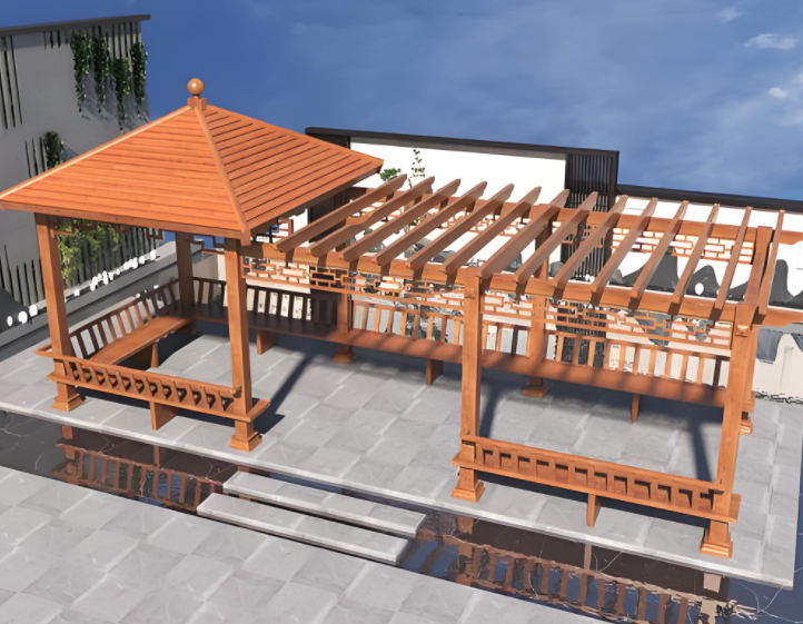 闵行区凉亭葡萄架制作